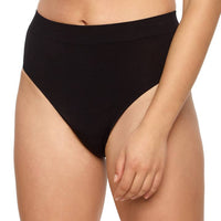 Felina Body Smooth Hi Cut Seamless Brief - Black (5-pack)