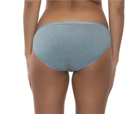 Felina Women's Organic Cotton Stretch Bikini, Assorted Colors (6-Pack)