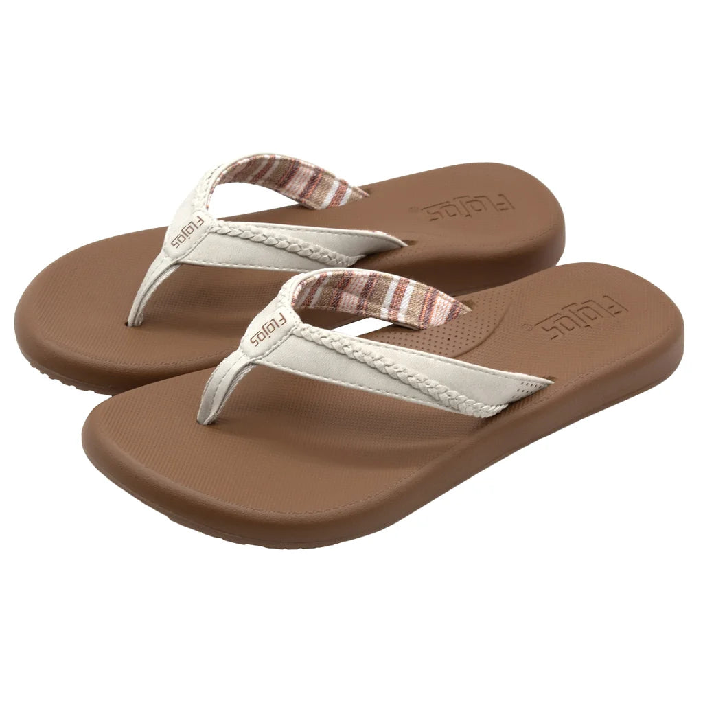Flojos Women's Flip Flop - White