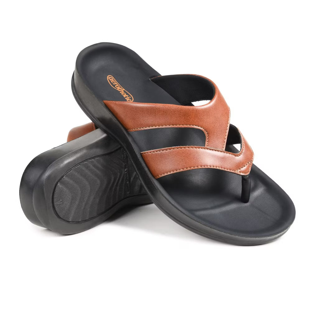 Aerothotic - Raido Women’S Strappy Sandals, Tan
