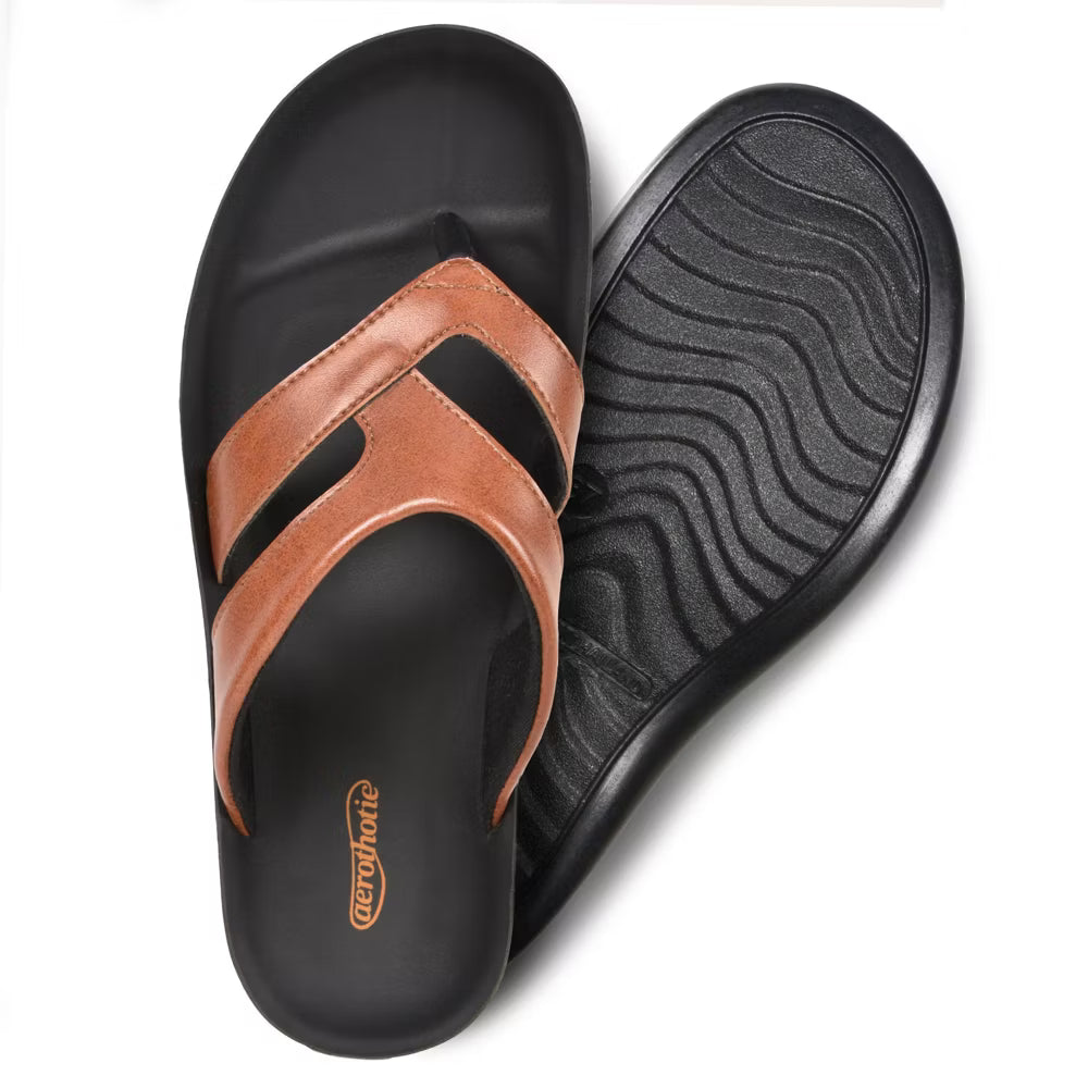 Aerothotic - Raido Women’S Strappy Sandals, Tan