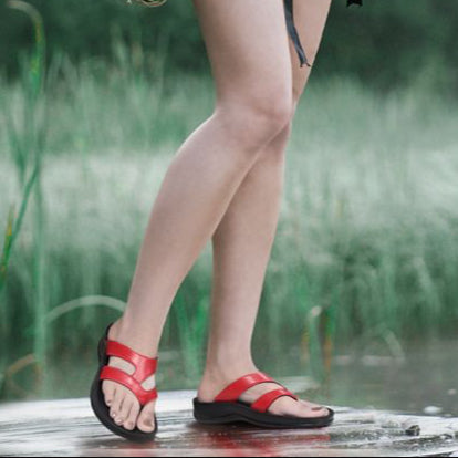 Aerothotic - Raido Women’S Strappy Sandals, Red