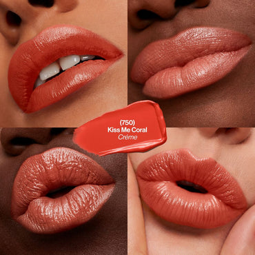 REVLON Super Lustrous Lipstick, Kiss Me Coral  750
