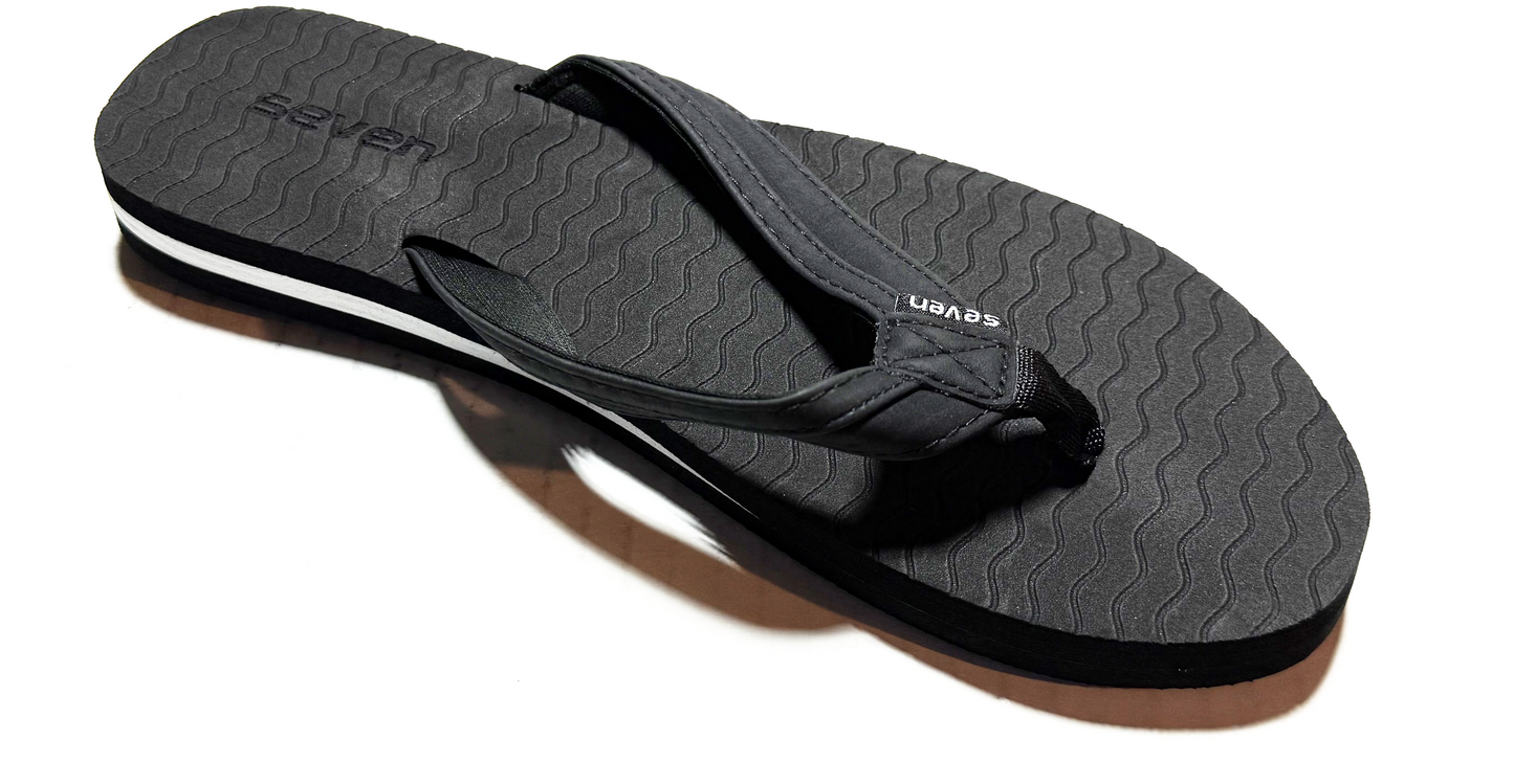 Surf 7 USA Women’s Flip Flops - Black (FF401W)