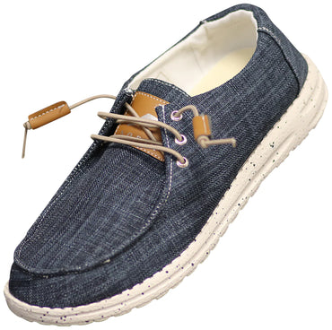 NORTY Womens Slip on Loafer Adult Lace-Up Boat Shoes