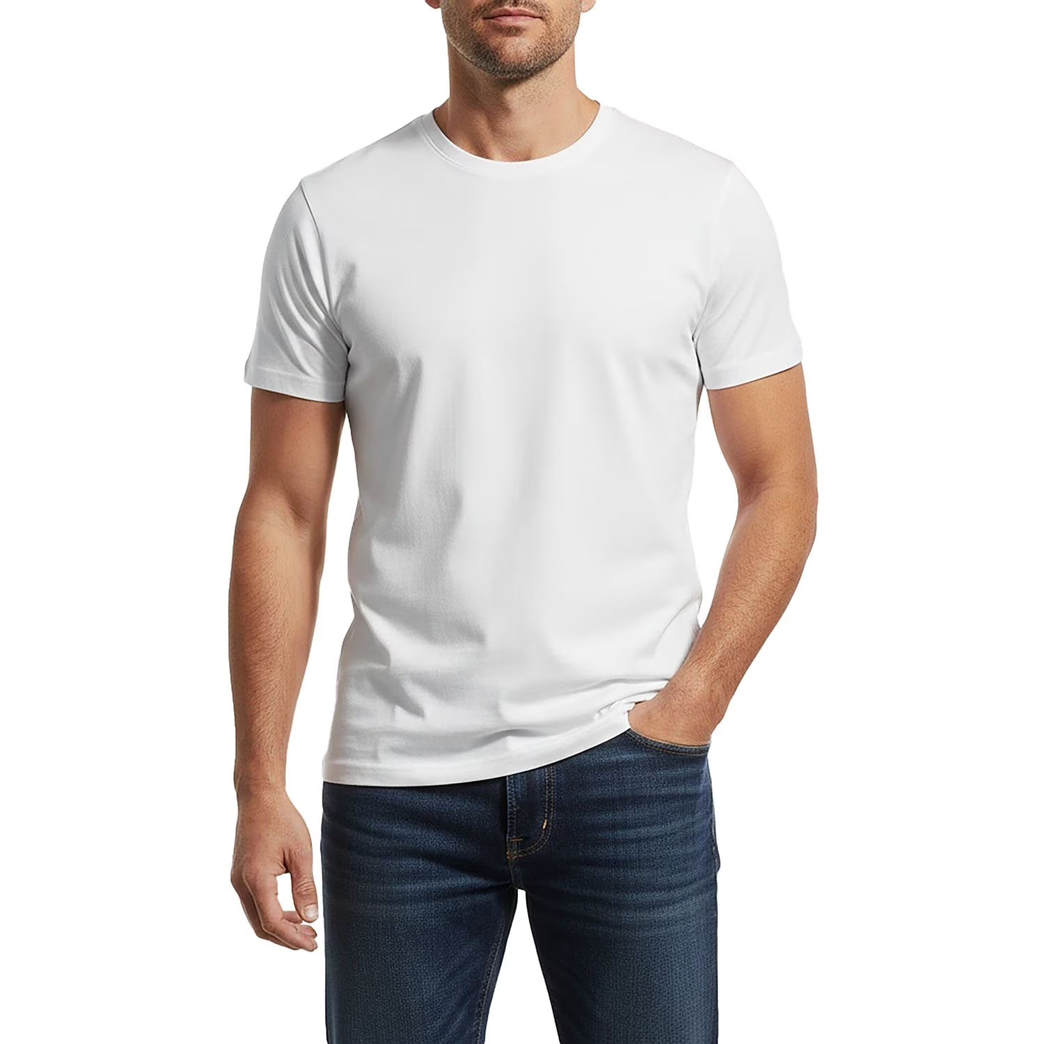 Kenneth Cole Men's Undershirt, White (3-Pack)