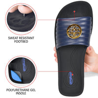 Aerothotic - Orthopedic Casual Slides For Women, OTIS - Navy (L0353)