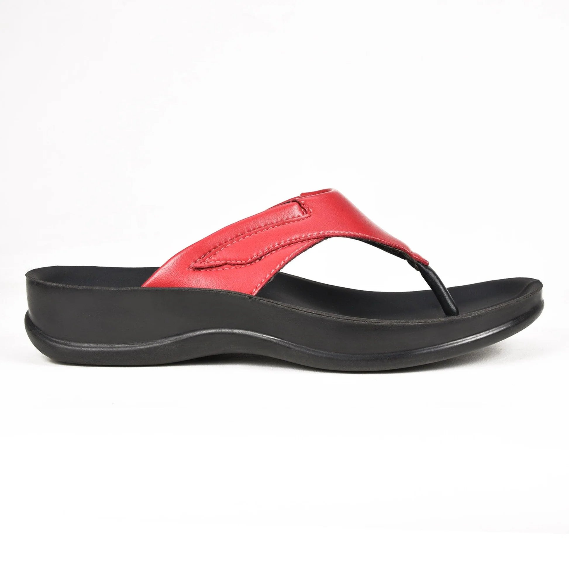 Aerothotic Women's All-Day Wear Sandal, Comfortable, Algiz, Red (L1501)