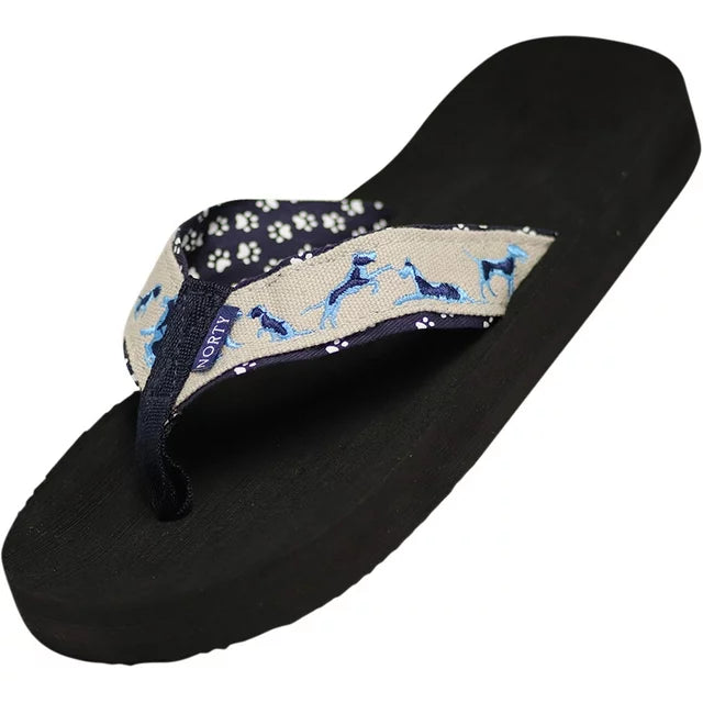 NORTY Womens Flip Flops Adult Female Thong Sandals