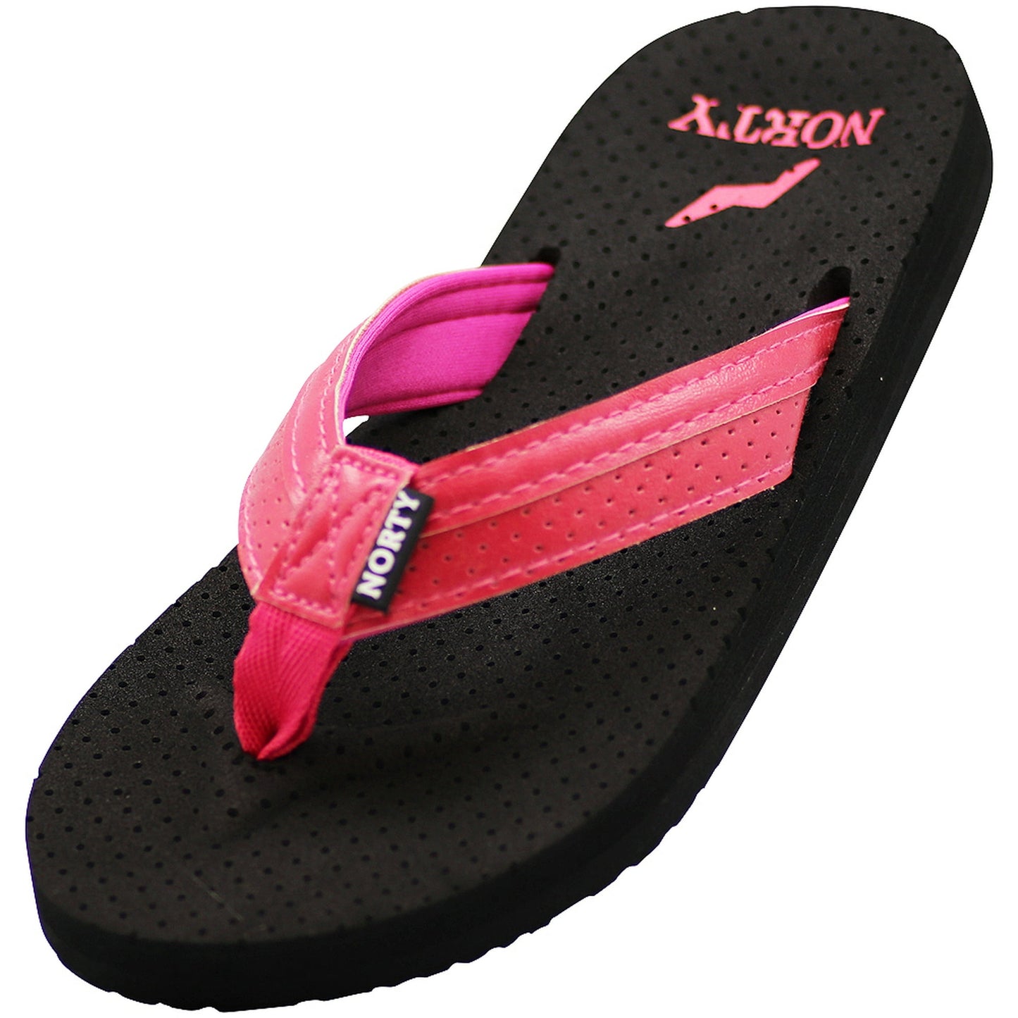 NORTY Women's Soft Cushioned Footbed Flip Flop Thong Sandal