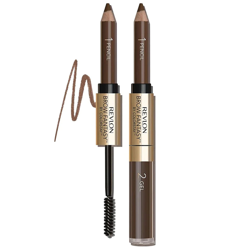 Revlon Brow Fantasy Pencil & Gel, (106) Dark Brown