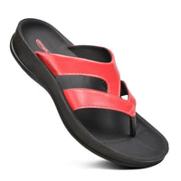 Aerothotic - Raido Women’S Strappy Sandals, Red