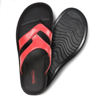 Aerothotic - Raido Women’S Strappy Sandals, Red