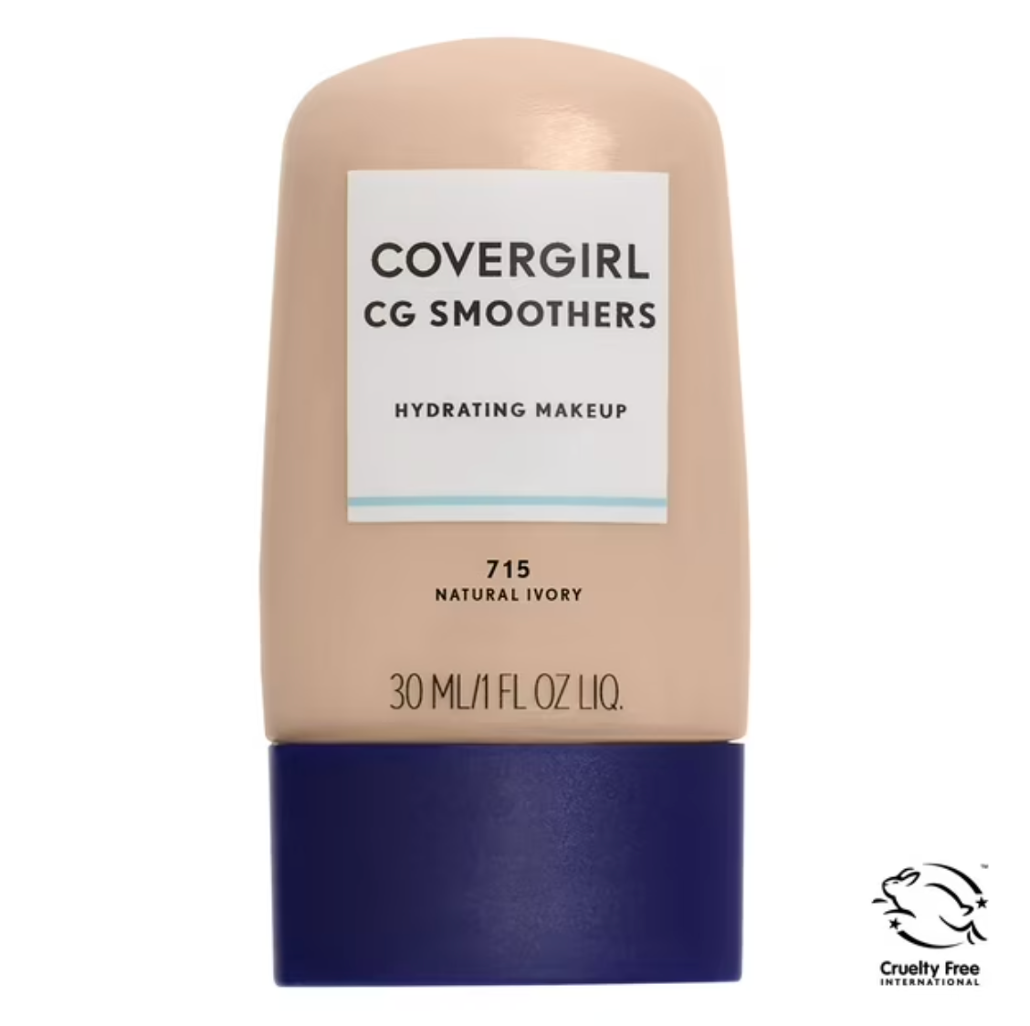 COVERGIRL Smoothers Hydrating Foundation, (715) Natural Ivory