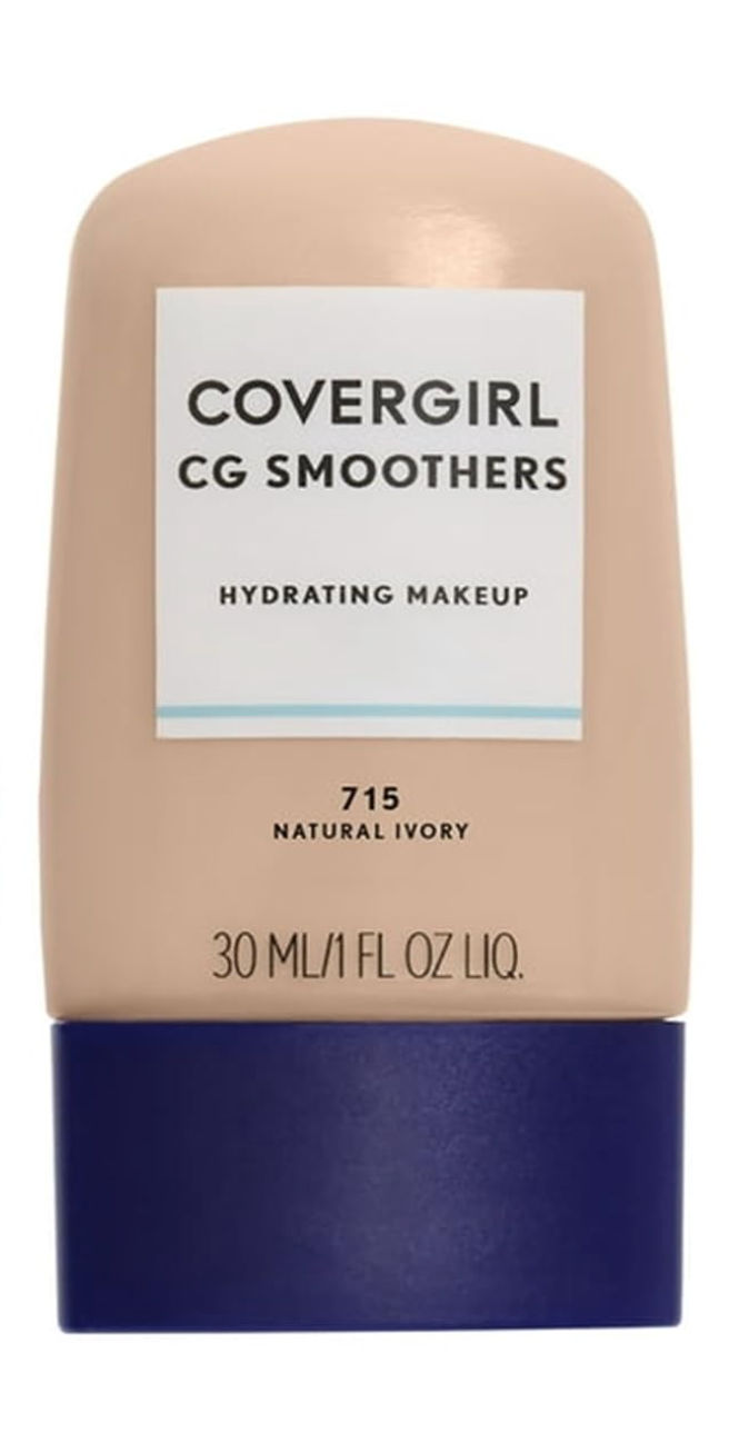 COVERGIRL Smoothers Hydrating Foundation, (715) Natural Ivory