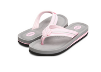 Floopi Women'S Zoey Thong Flip Flop, Pink/Grey (520)