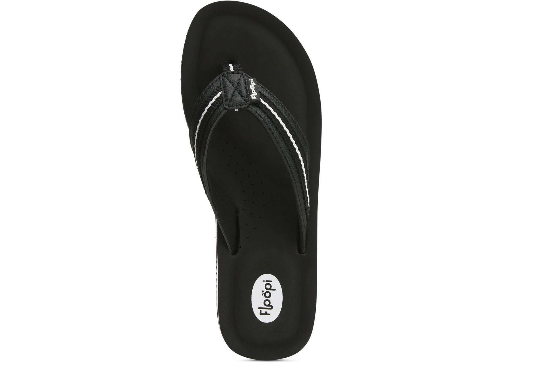 Floopi Women'S Zoey Thong Flip Flop (Black 520)