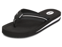 Floopi Women'S Zoey Thong Flip Flop (Black 520)