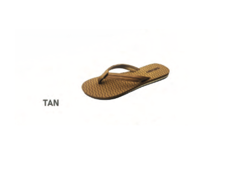 Surf 7 USA Women’s Flip Flops - Tan (FF401W)