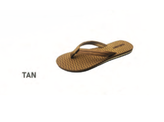 Surf 7 USA Women’s Flip Flops - Tan (FF401W)