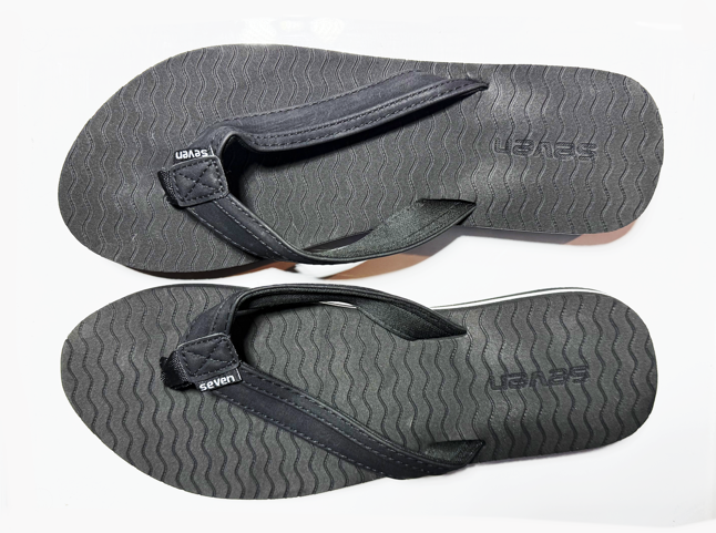 Surf 7 USA Women’s Flip Flops - Black (FF401W)