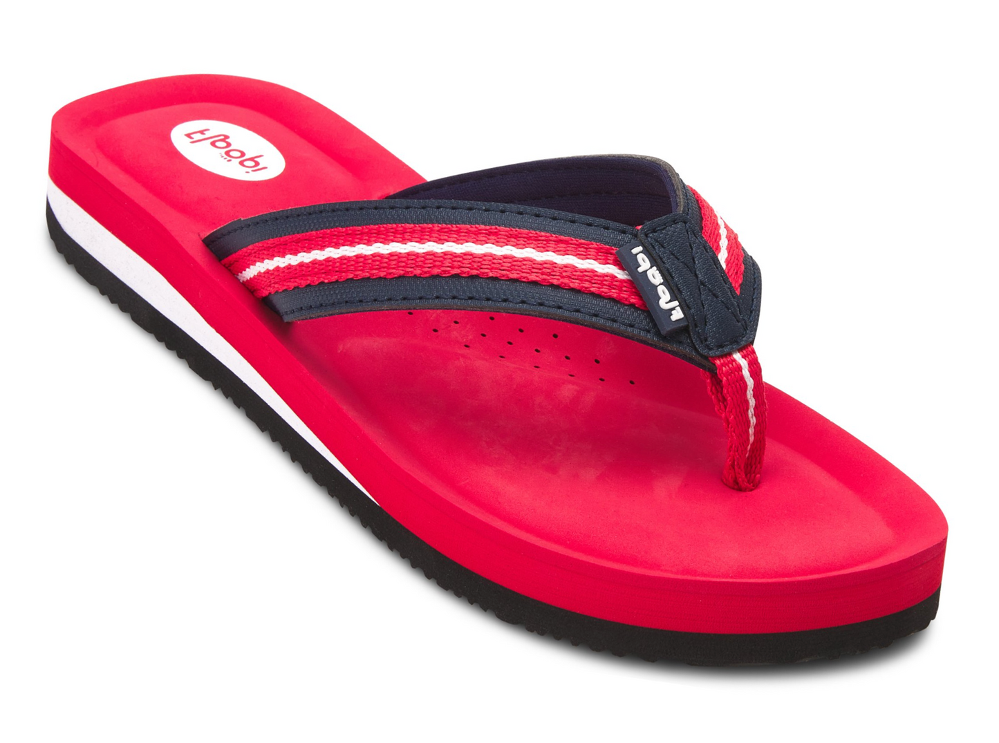 Floopi Women'S Zoey Thong Flip Flop (Red 520)
