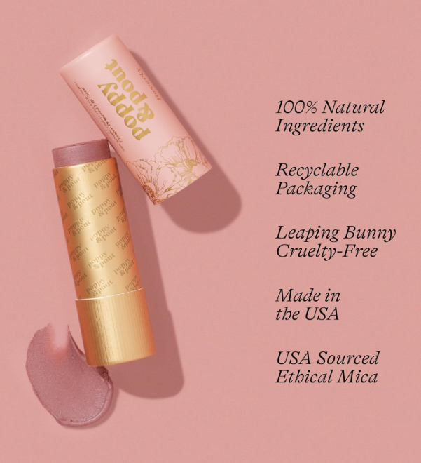 Poppy & Pout All Natural Lip Tint - (Charlie)