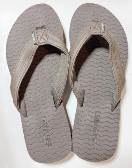 Surf 7 USA Women’s Flip Flops - Brown (FF401W)