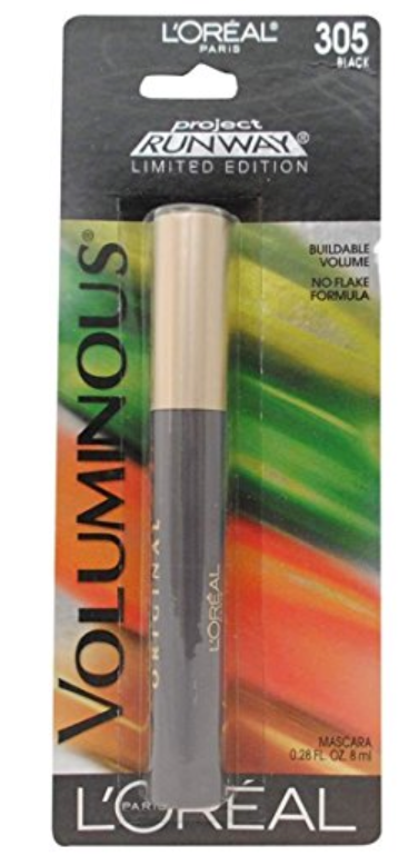 L'OREAL PARIS Project Runway Voluminous Mascara, Buildable Volume BLACK 305