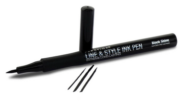 Prestige Cosmetics Line and Style Ink Pen - (BIP-01) Black Shine