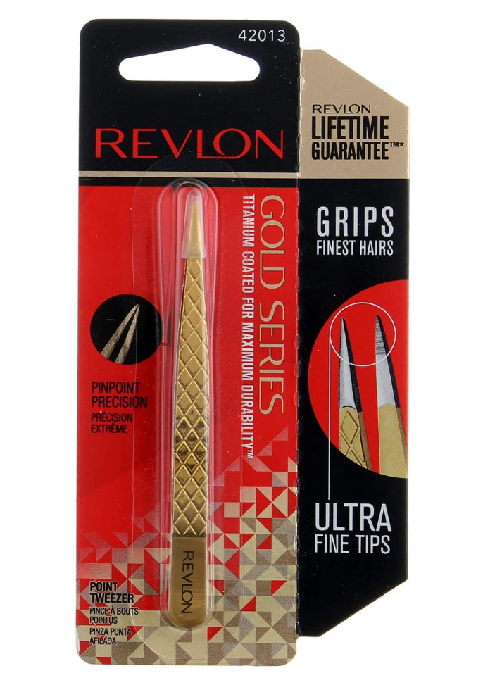 Revlon Gold Series Titanium Coated Point Tweezer (42013)