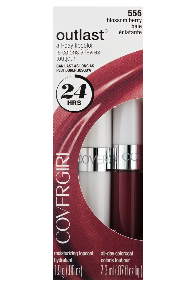 CoverGirl Outlast All-Day Lipcolor with Topcoat - Blossom Berry 555