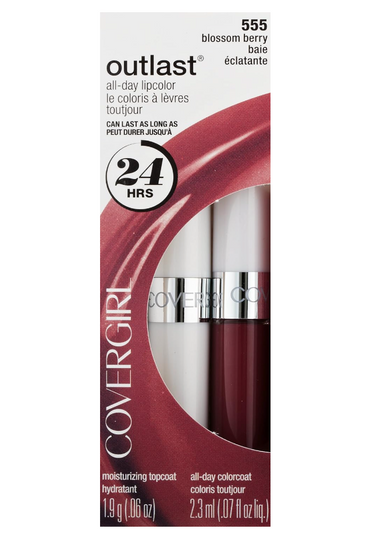 CoverGirl Outlast All-Day Lipcolor with Topcoat - Blossom Berry 555