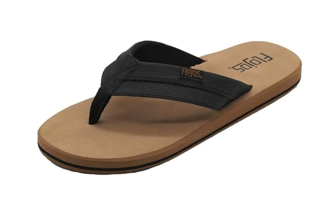 Flojos Ryan Men's Sandal (846- Black/Tan)