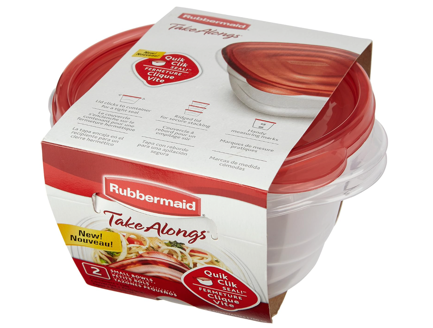 Rubbermaid TakeAlongs Small Bowl Food Storage Containers