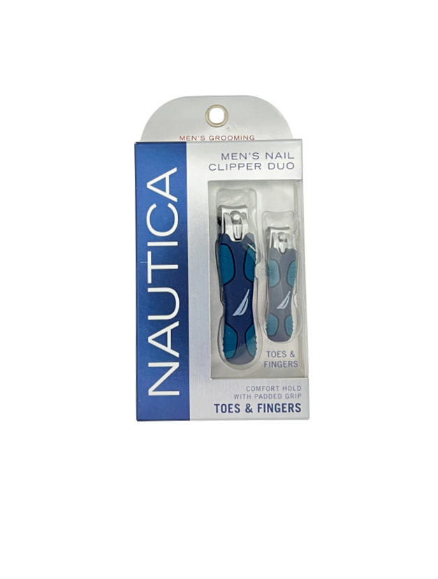 Nautica Men's Nail Clipper Duo Padded Grip