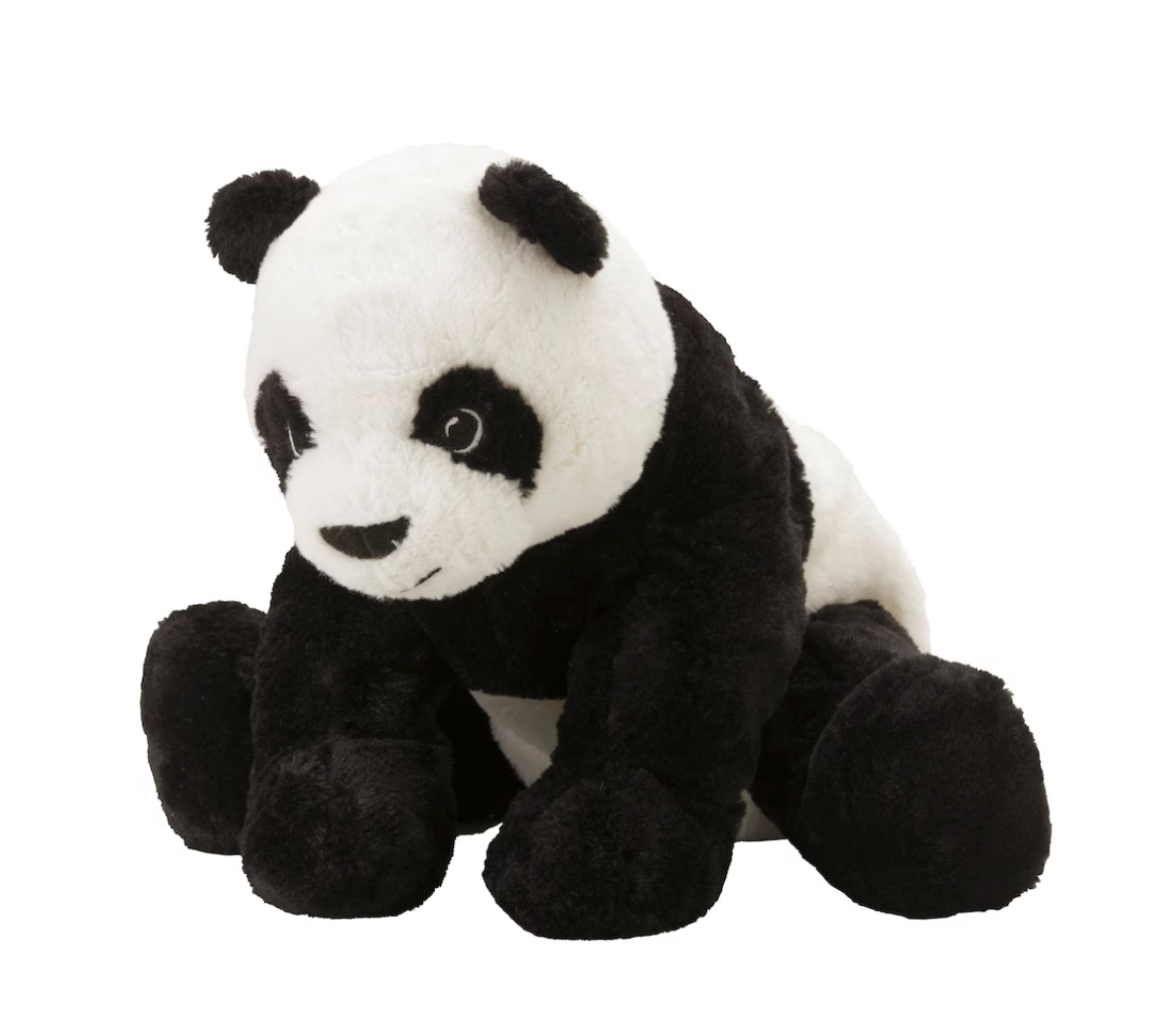 KRAMIG White/black adult Panda Soft Toy