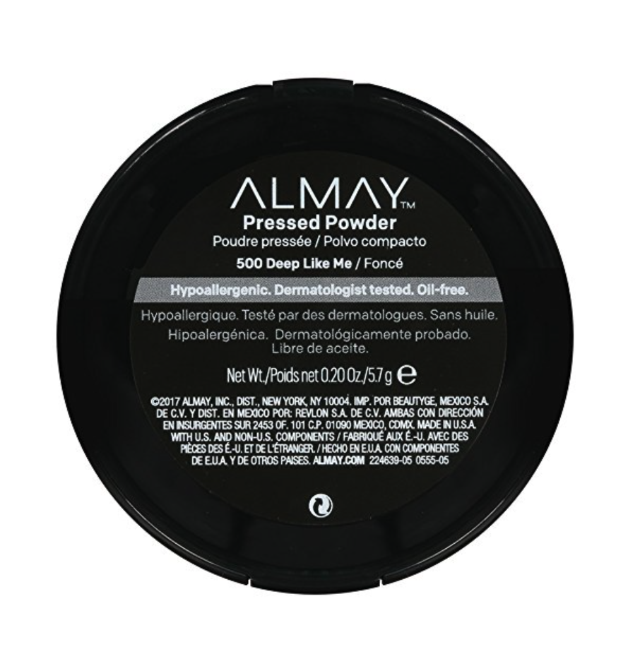 ALMAY Pressed Powder,  (500) Deep Like Me