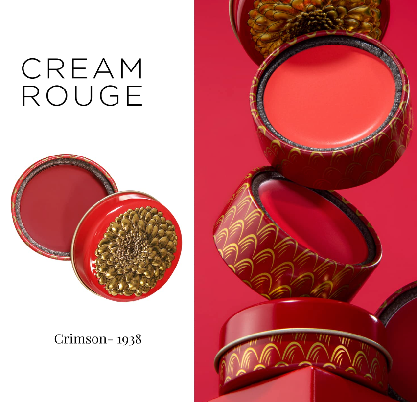 Besame Cosmetics Crimson Cream Rouge (1928)