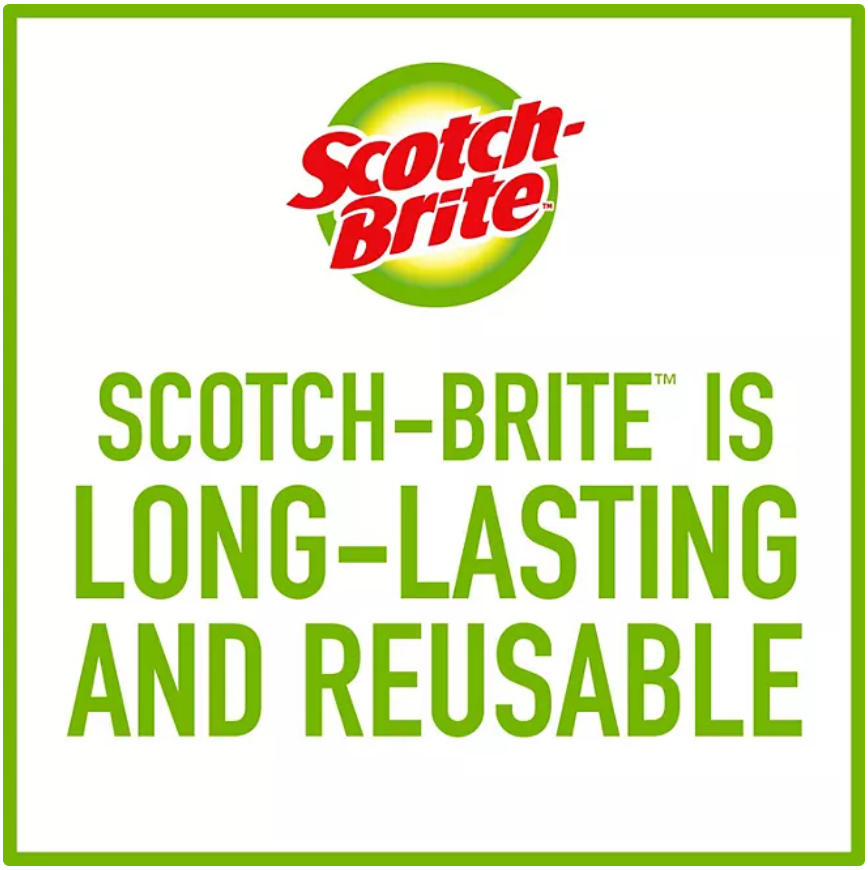 Scotch-Brite 2X Larger Stainless Steel Scrubbers