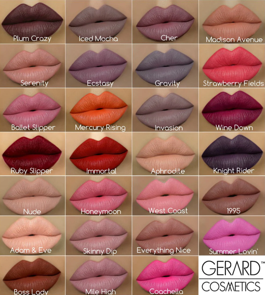 Gerard Cosmetics MetalMatte Metallic Liquid Lipstick - Soho