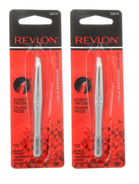 Revlon Stainless Steel (32610) Accurate Tweezing (Pack of 2)