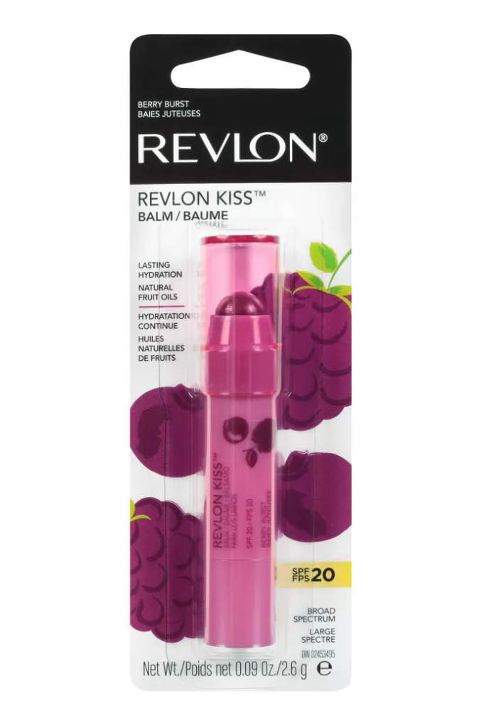 Revlon Kiss Hydration Lip Balm, SPF 20, (035) Berry Bust