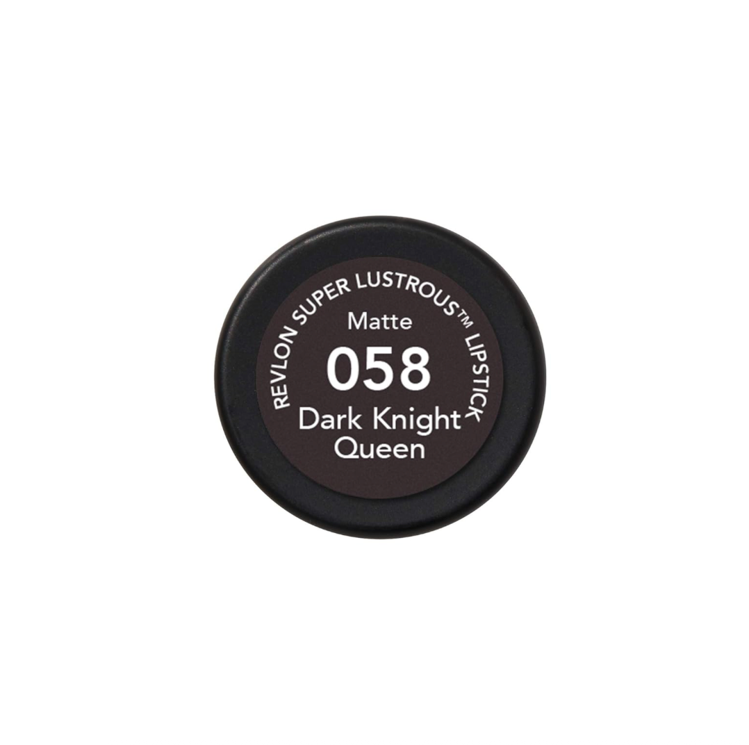 REVLON Super Lustrous Lipstick, Matte Finish, Dark Night Queen [058]