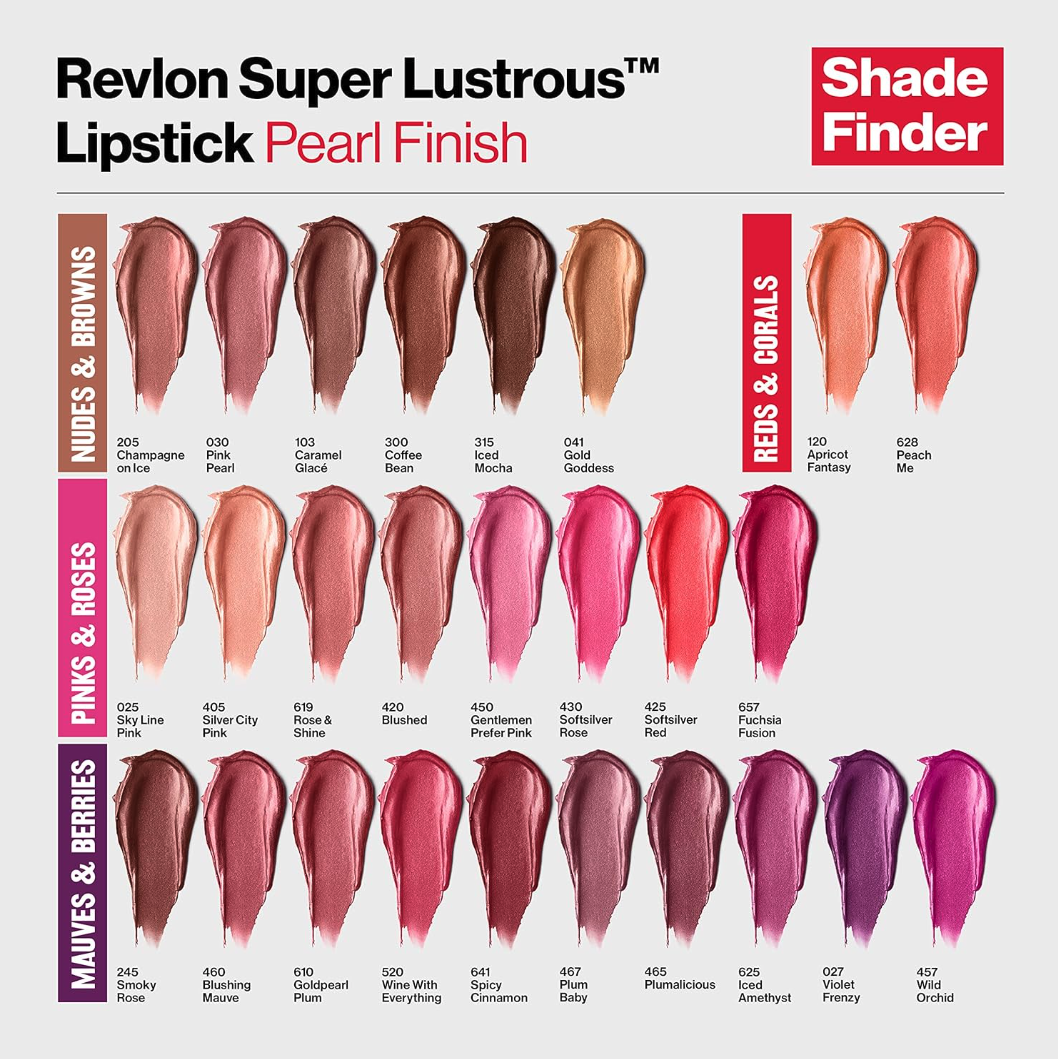 REVLON Super Lustrous Lipstick, Fuchsia Fusion [657]