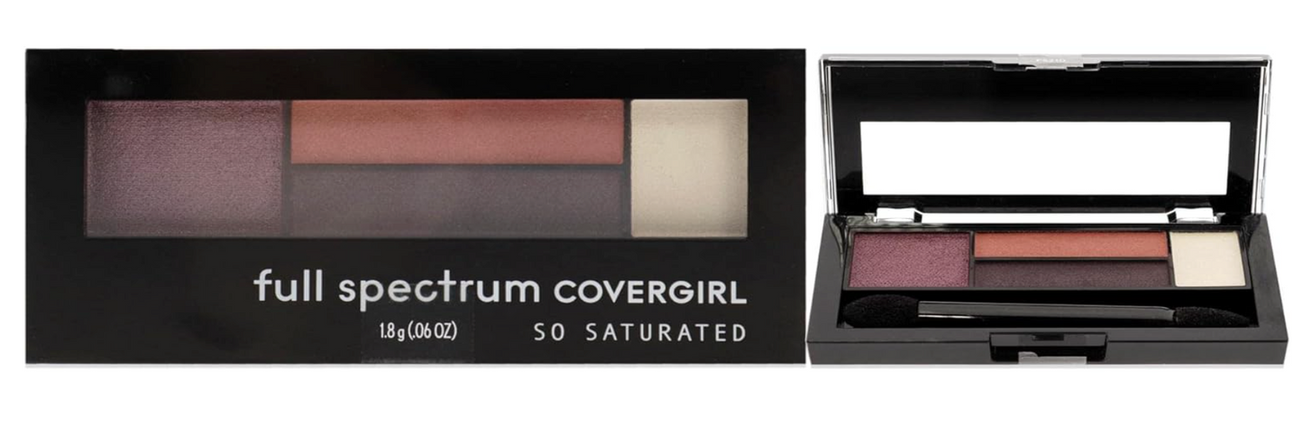 CoverGirl Full Spectrum So Saturated: Quad Eyeshadow Palette, With it