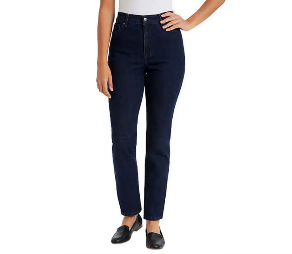 Gloria Vanderbilt Ladies' Amanda Stretch Denim Jean, Dark Blue