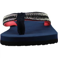 NORTY Women's Flip Flops Adult Female Sandals, Navy (12054)