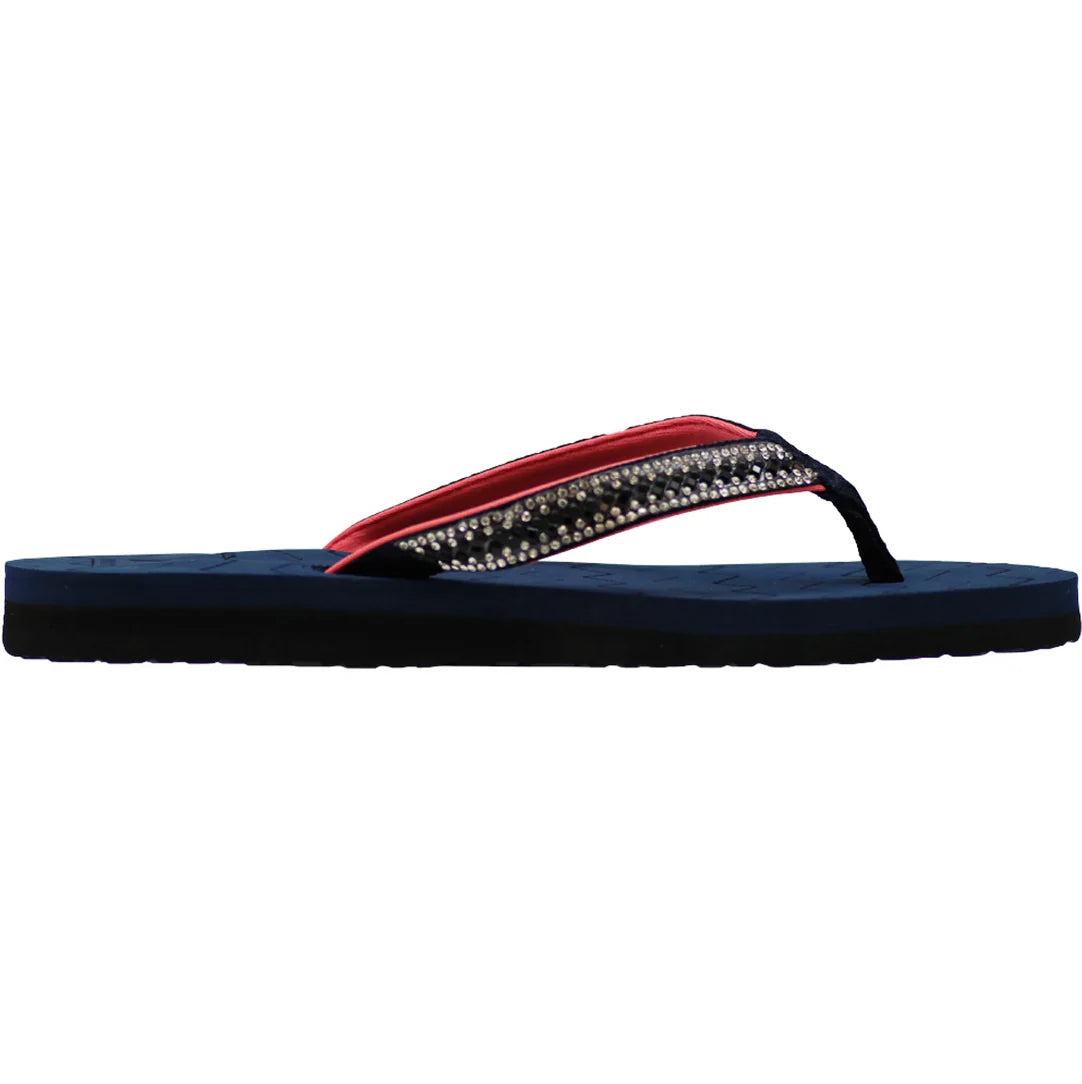 NORTY Women's Flip Flops Adult Female Sandals, Navy (12054)