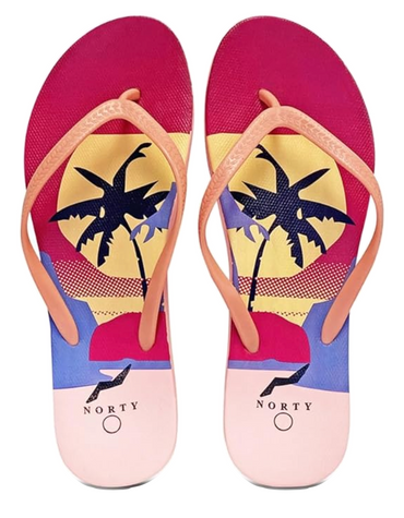 NORTY Women's Easy to Wear Casual EVA Flip Flop Sandal